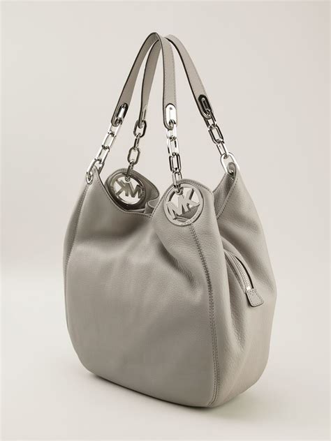 ebay michael kors bags gray|grey Michael Kors shoulder bag.